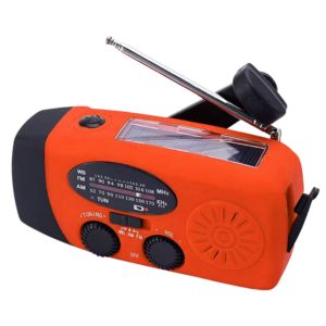 Noodradio AM/FM | Hand Crank, Zonnepaneel en Powerbank